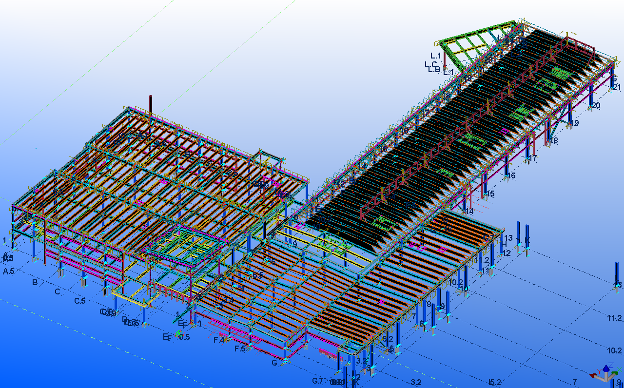 ASFF Building Tekla Model